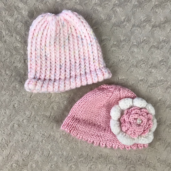 baby girl knitted hats